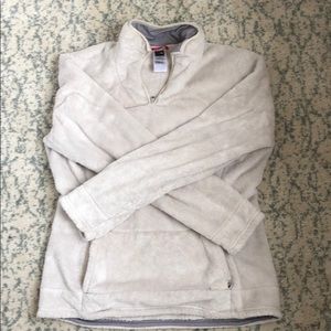 The North Face Cream Pullover Fleece w/ Pocket